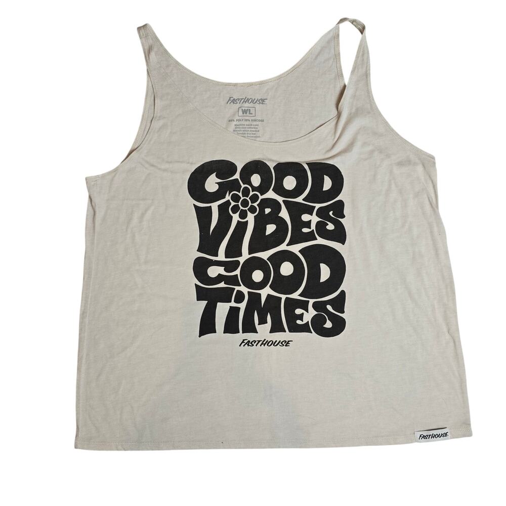 Fasthouse Womens Good Vibes Tank Size Large